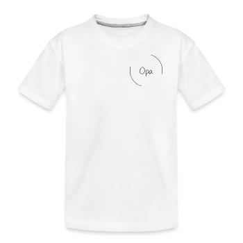 Grandfather - Kids' Premium Organic T-Shirt - white - Front