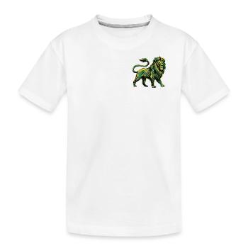 Lion Roots Reggae - T-shirt bio Premium Enfant - blanc - Devant