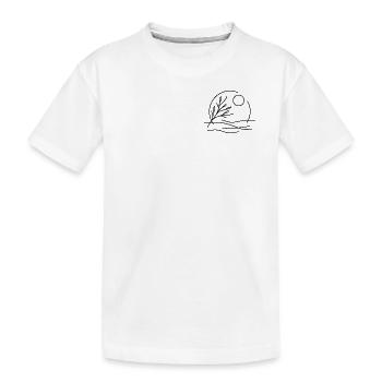 Haiku - Poesie der Natur - Kinder Premium Bio T-Shirt - Weiß - Vorne