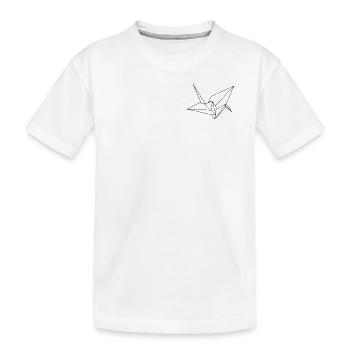 vogel - Kinder Premium Bio T-Shirt - Weiß - Vorne