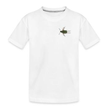 Coléoptère d'or - T-shirt bio Premium Enfant - blanc - Devant