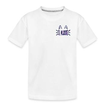 3. Klasse - Grundschule Katzen - Kinder Premium Bio T-Shirt - Weiß - Vorne