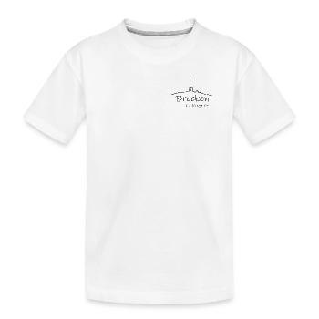 Harz Style - Brocken - La plus haute montagne dans la résine - T-shirt bio Premium Enfant - blanc - Devant