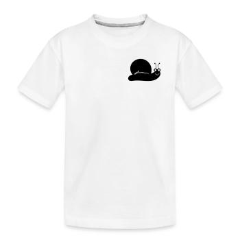Gastéropode - T-shirt bio Premium Enfant - blanc - Devant