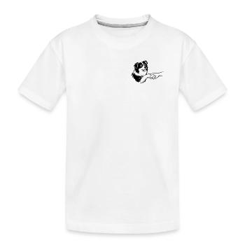 Une promesse sur quatre pattes - T-shirt bio Premium Enfant - blanc - Devant