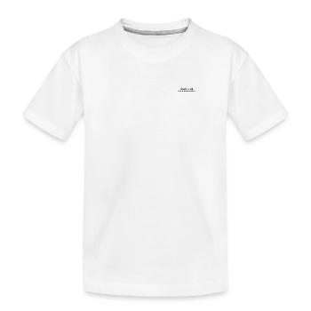 La discipline plutôt que la motivation - T-shirt bio Premium Enfant - blanc - Devant
