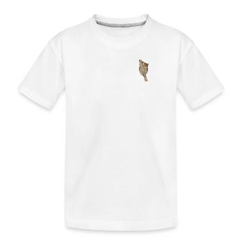 Nächtlicher Kletterer Primat - Kinder Premium Bio T-Shirt - Weiß - Vorne