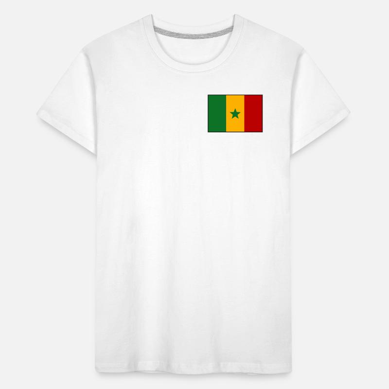 drapeau du Sénégal T-shirt bio Premium Enfant