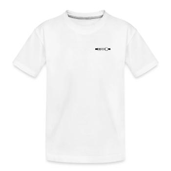 SeatBelt Sign - Kinder Premium Bio T-Shirt - Weiß - Vorne