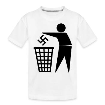 Antifa - Kinder Premium Bio T-Shirt - Weiß - Vorne