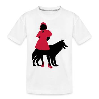 Red Riding Hood - T-shirt bio Premium Enfant - blanc - Devant