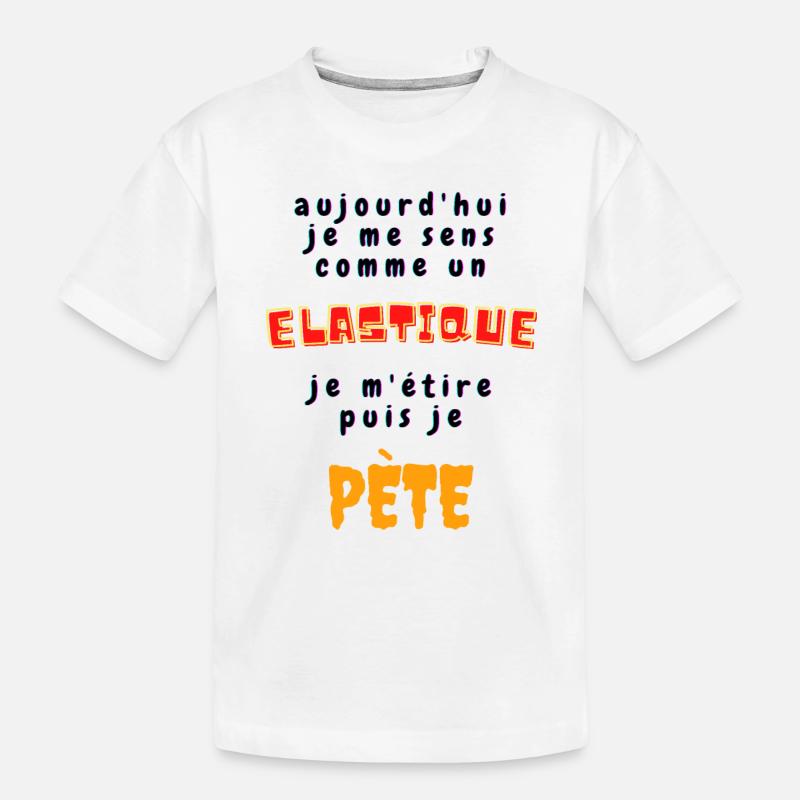 Elastique - T-shirt bio Premium Enfant - blanc