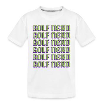Golfhair Golf Dictons drôles Clubs de golf Golf Club - T-shirt bio Premium Enfant - blanc - Devant