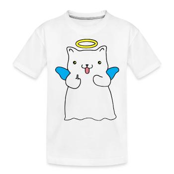 Ange espiègle - T-shirt bio Premium Enfant - blanc - Devant