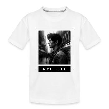 NYC LIFE Edition: Chinatown - T-shirt bio Premium Enfant - blanc - Devant