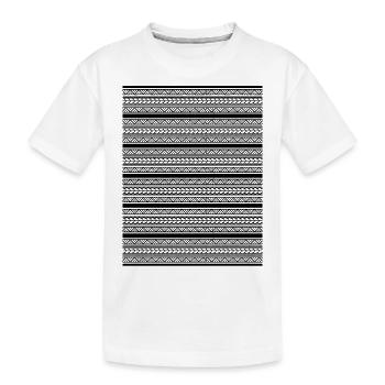 Graphiques autochtones - T-shirt bio Premium Enfant - blanc - Devant