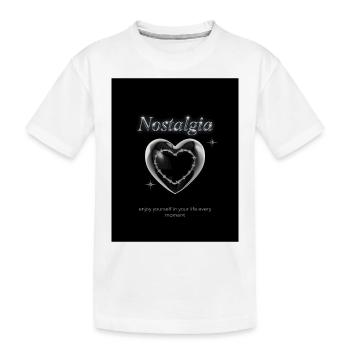Black Modern Chrome Streetwear T Shirt - T-shirt bio Premium Enfant - blanc - Devant