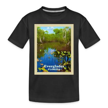 Everglades National Park - Kids' Premium Organic T-Shirt - black - Front