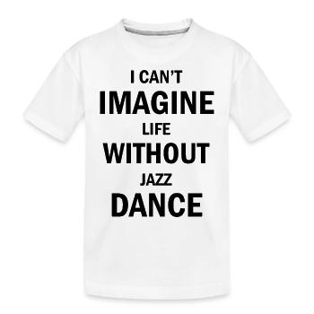 Danse Danse Musique - T-shirt bio Premium Enfant - blanc - Devant