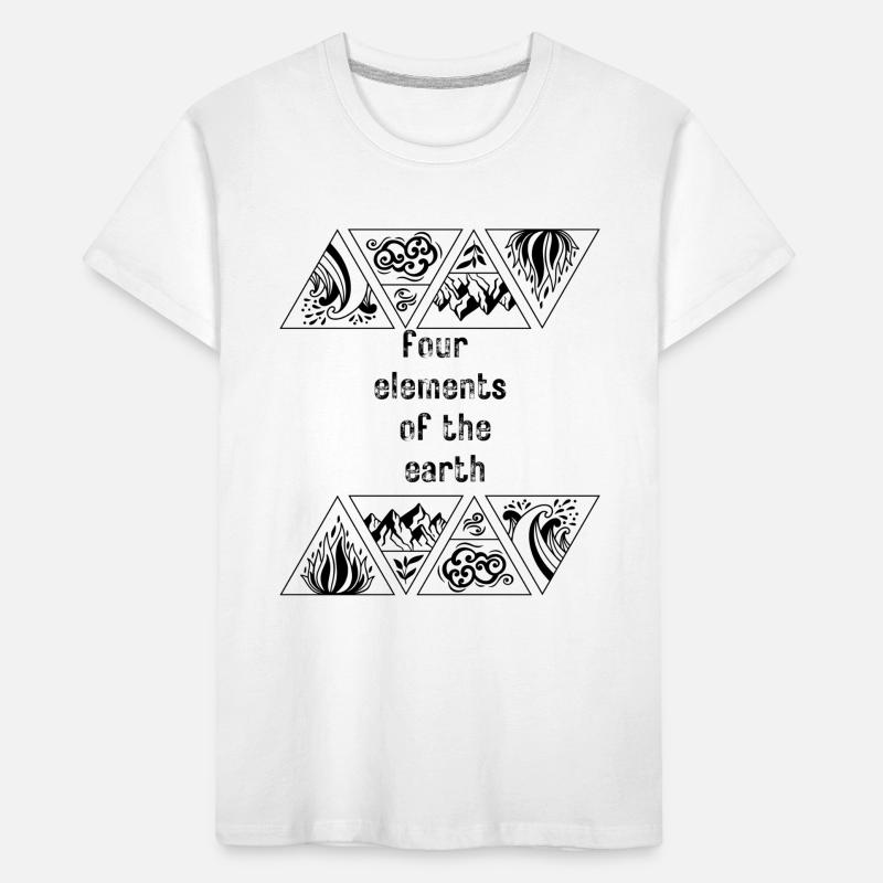 4 Eléments de la Terre T-shirt bio Premium Enfant