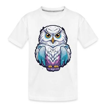 Harfang des neiges - T-shirt bio Premium Enfant - blanc - Devant