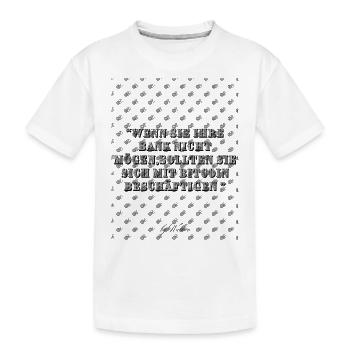 Bitcoin - Kinder Premium Bio T-Shirt - Weiß - Vorne