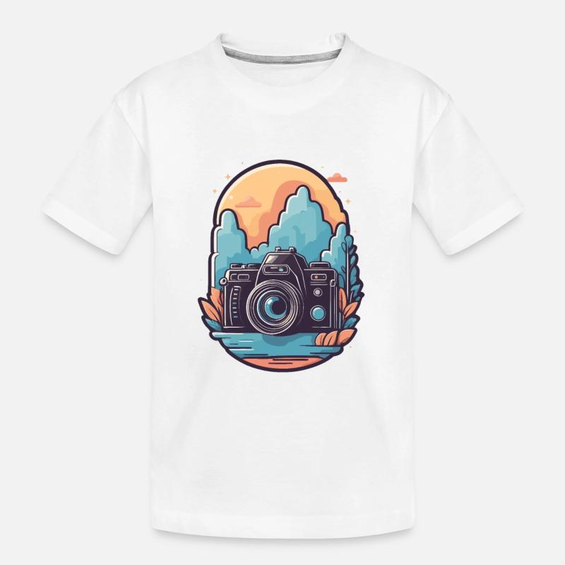 Forest Lens - T-shirt bio Premium Enfant - blanc