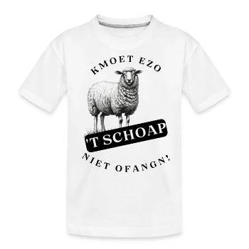 Vous n’êtes pas obligé de laisser la pelle comme ça. Chemises dialectales - T-shirt bio Premium Enfant - blanc - Devant