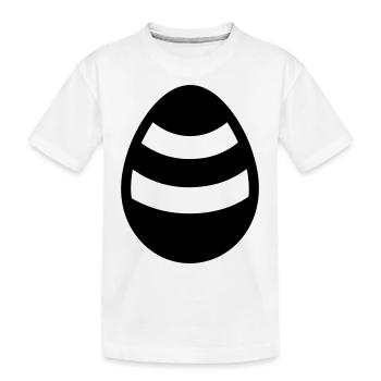 Oeuf - T-shirt bio Premium Enfant - blanc - Devant