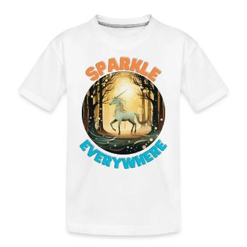 Unicorn8 - Kids' Premium Organic T-Shirt - white - Front