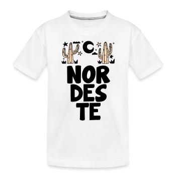 Nord-Est brésilien - T-shirt bio Premium Enfant - blanc - Devant