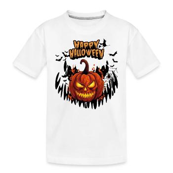 Halloween pumpkins - T-shirt bio Premium Enfant - blanc - Devant