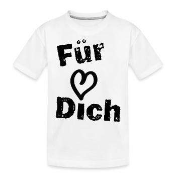 For you - Kids' Premium Organic T-Shirt - white - Front