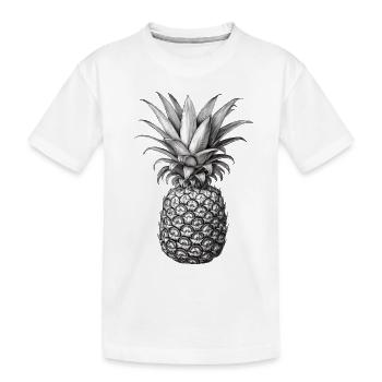 Ananas - T-shirt bio Premium Enfant - blanc - Devant