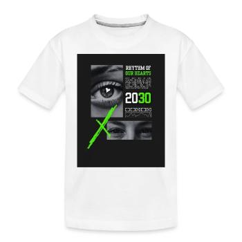 Design ohne Titel 1 - Kinder Premium Bio T-Shirt - Weiß - Vorne
