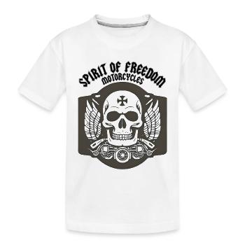 DE LIBERTÉ - T-shirt bio Premium Enfant - blanc - Devant