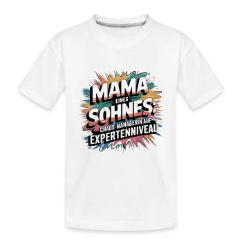 Mama Chaos - Kids' Premium Organic T-Shirt - white - Front