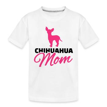 Chihuahua - Kinder Premium Bio T-Shirt - Weiß - Vorne