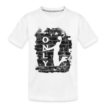 BASKET-BALL - T-shirt bio Premium Enfant - blanc - Devant