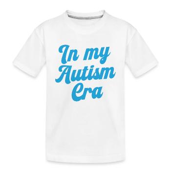 À l’ère de l’autisme - T-shirt bio Premium Enfant - blanc - Devant