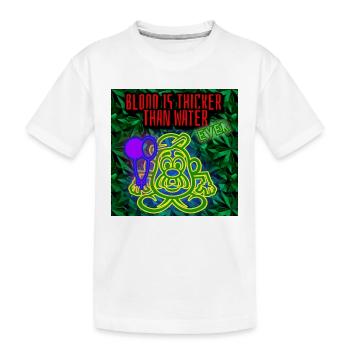 LE SANG EST PLUS ÉPAIS QUE L’EAU - Image - 2023 - T-shirt bio Premium Enfant - blanc - Devant