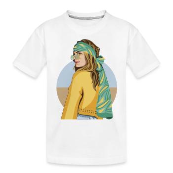 Traveling - Kids' Premium Organic T-Shirt - white - Front