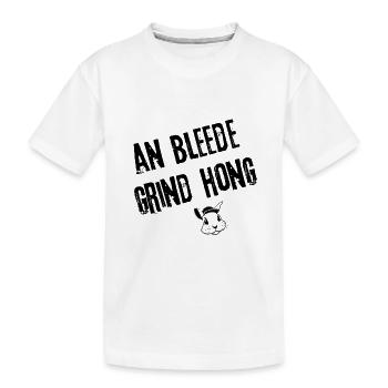 Grinds Gelassenheit | Redewendung - Kinder Premium Bio T-Shirt - Weiß - Vorne
