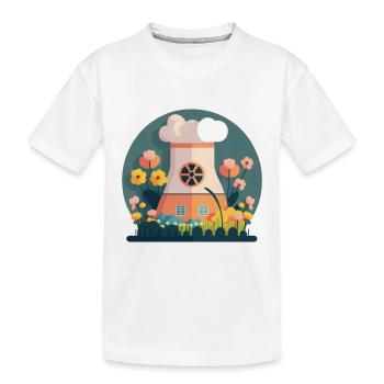 Flower Power Énergie verte 2 - T-shirt bio Premium Enfant - blanc - Devant