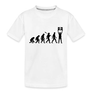 Nie wieder ist jetzt - Aufstehen Gegen Rechts - Kinder Premium Bio T-Shirt - Weiß - Vorne