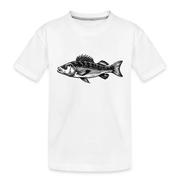 Bar - Pêcheur - Cadeau - T-shirt bio Premium Enfant - blanc - Devant