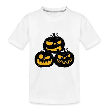 Halloween Geschenk - Kinder Premium Bio T-Shirt - Weiß - Vorne