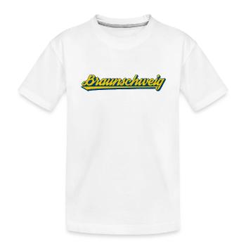Braunschweig Germany - Kids' Premium Organic T-Shirt - white - Front