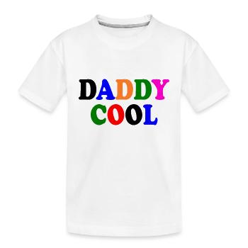 Daddy cool - T-shirt bio Premium Enfant - blanc - Devant