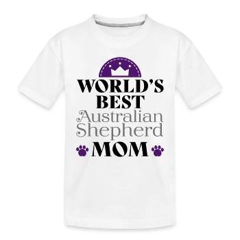 Berger australien - T-shirt bio Premium Enfant - blanc - Devant